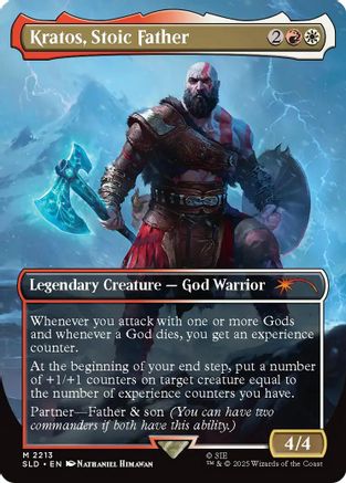 Image of Kratos, Stoic Father (SLD-2213) - Secret Lair Drop Series