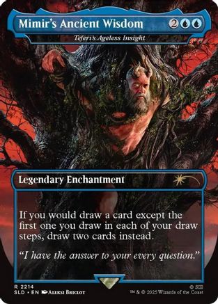 Image of Mimir's Ancient Wisdom - Teferi's Ageless Insight (SLD-2214) - Secret Lair Drop Series Foil