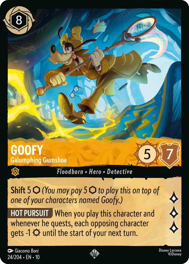 Image of Goofy - Galumphing Gumshoe (24/204) [Whispers in the Well]