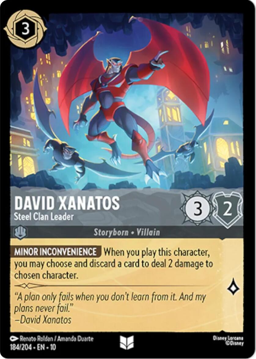 Image of David Xanatos - Steel Clan Leader (184/204) [Whispers in the Well]