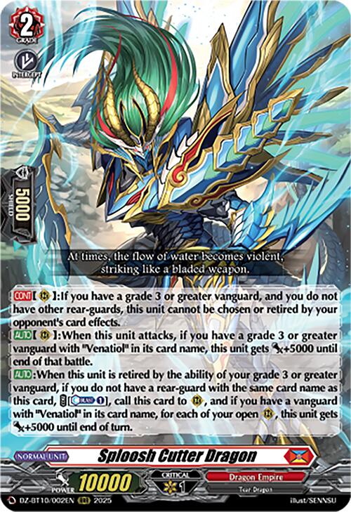 Image of Sploosh Cutter Dragon (DZ-BT10/002EN) [Dragonsoul Resonance]