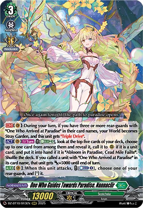 Image of One Who Guides Towards Paradise, Nannaclir (DZ-BT10/013EN) [Dragonsoul Resonance]