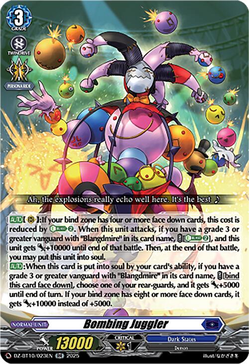 Image of Bombing Juggler (DZ-BT10/023EN) [Dragonsoul Resonance]