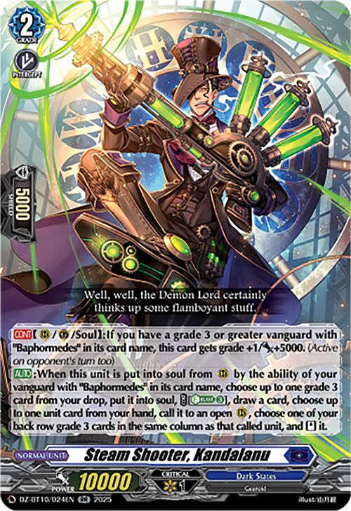 Image of Steam Shooter, Kandalanu (DZ-BT10/024EN) [Dragonsoul Resonance]