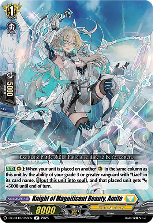 Image of Knight of Magnificent Beauty, Amite (DZ-BT10/058EN) [Dragonsoul Resonance]