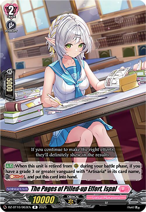 Image of The Pages of Pilled-up Effort, Ispal (DZ-BT10/063EN) [Dragonsoul Resonance]