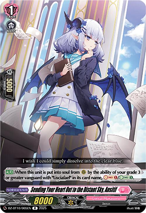 Image of Sending Your Heart Out to the Distant Sky, Ansitif (DZ-BT10/065EN) [Dragonsoul Resonance]