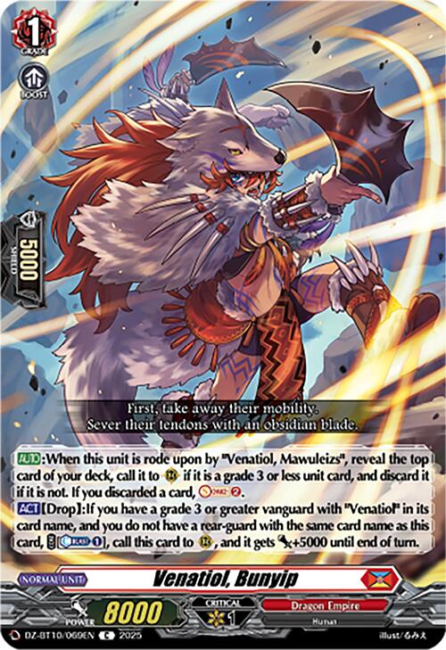 Image of Venatiol, Bunyip (DZ-BT10/069EN) [Dragonsoul Resonance]