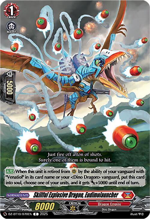 Image of Skillful Explosive Dragon, Eudimolauncher (DZ-BT10/070EN) [Dragonsoul Resonance]