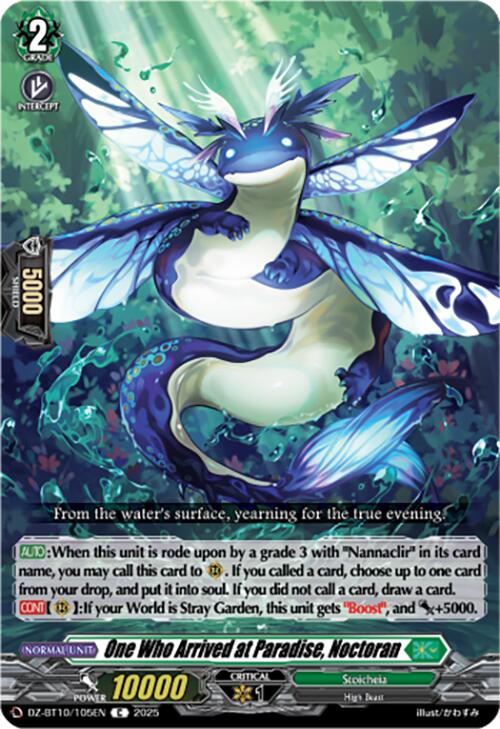 Image of One Who Arrived at Paradise, Noctoran (DZ-BT10/105EN) [Dragonsoul Resonance]