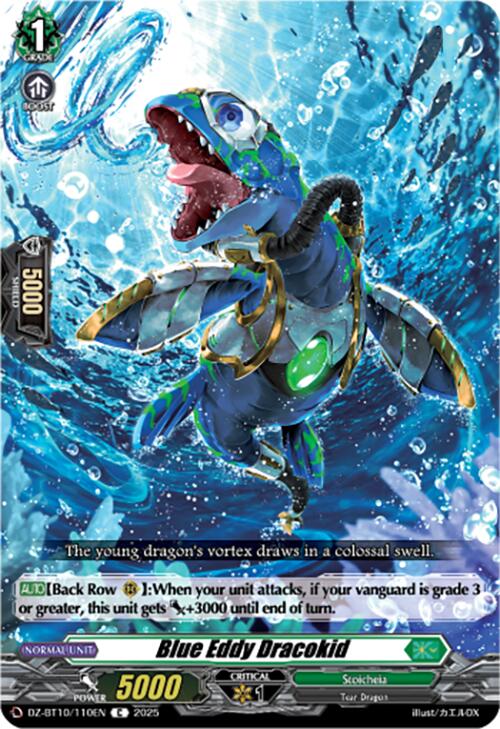 Image of Blue Eddy Dracokid (DZ-BT10/110EN) [Dragonsoul Resonance]