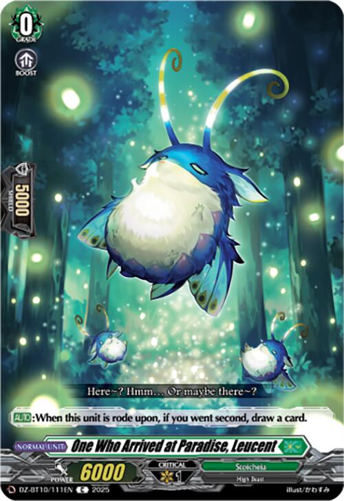Image of One Who Arrived at Paradise, Leucent (DZ-BT10/111EN) [Dragonsoul Resonance]