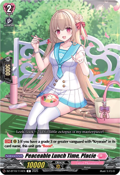Image of Peaceable Lunch Time, Placie (DZ-BT10/114EN) [Dragonsoul Resonance]