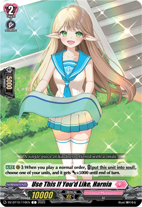 Image of Use This If You'd Like, Harnia (DZ-BT10/116EN) [Dragonsoul Resonance]