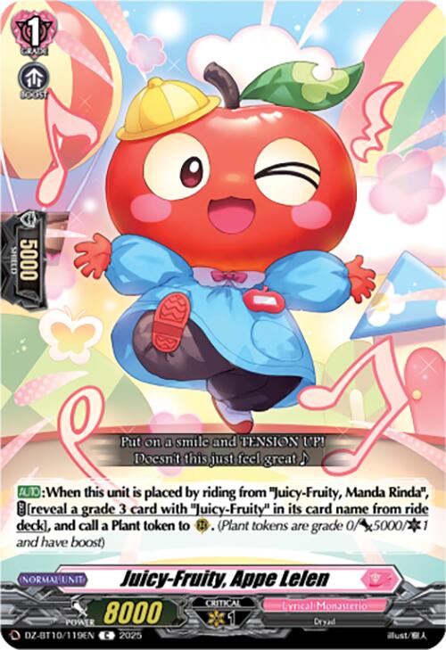 Image of Juicy-Fruity, Appe Lelen (DZ-BT10/119EN) [Dragonsoul Resonance]