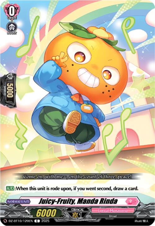 Image of Juicy-Fruity, Manda Rinda (DZ-BT10/120EN) [Dragonsoul Resonance]