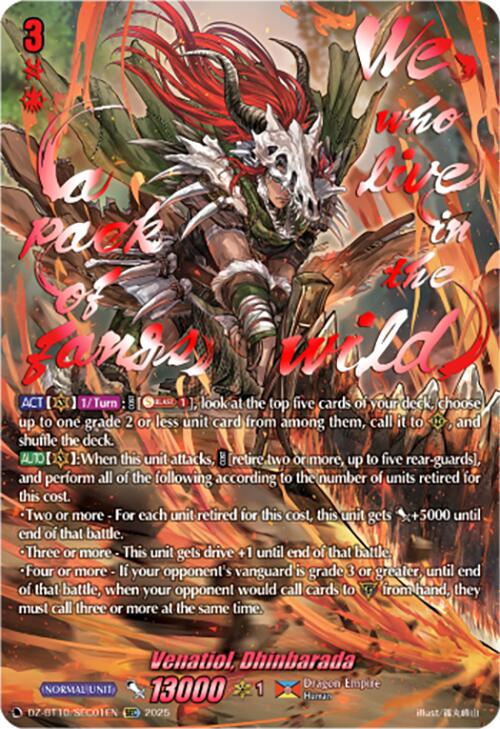 Image of Venatiol, Dhinbarada (SEC) (DZ-BT10/SEC01EN) [Dragonsoul Resonance]