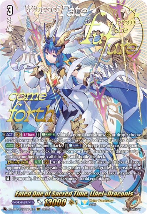Image of Fated One of Sacred Time, Liael=Draconis (SEC) (DZ-BT10/SEC04EN) [Dragonsoul Resonance]