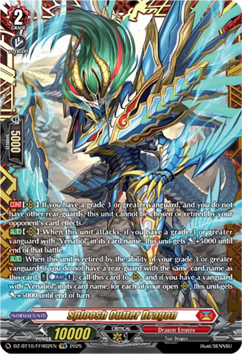Image of Sploosh Cutter Dragon (FFR) (DZ-BT10/FFR02EN) [Dragonsoul Resonance]