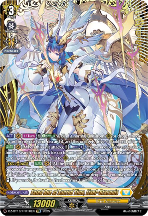 Image of Fated One of Sacred Time, Liael=Draconis (FFR) (DZ-BT10/FFR10EN) [Dragonsoul Resonance]