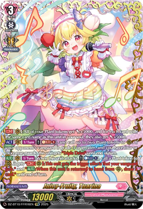 Image of Juicy-Fruity, Tuarina (FFR) (DZ-BT10/FFR16EN) [Dragonsoul Resonance]