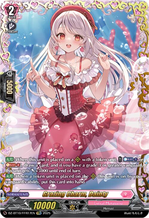 Image of Grazing Charm, Dainty (FFR) (DZ-BT10/FFR17EN) [Dragonsoul Resonance]