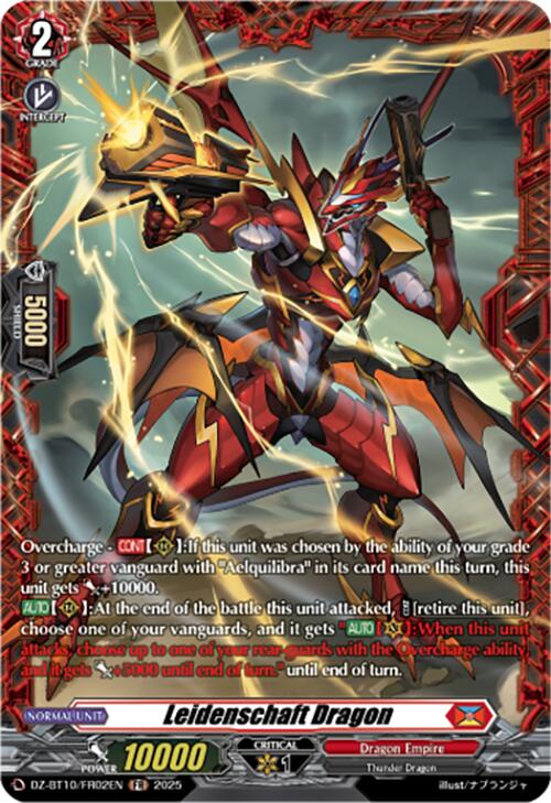 Image of Leidenschaft Dragon (FR) (DZ-BT10/FR02EN) [Dragonsoul Resonance]