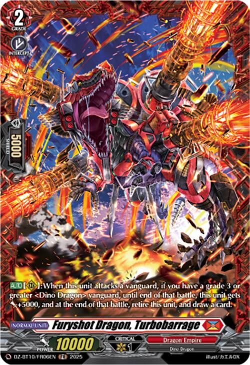 Image of Furyshot Dragon, Turbobarrage (FR) (DZ-BT10/FR06EN) [Dragonsoul Resonance]