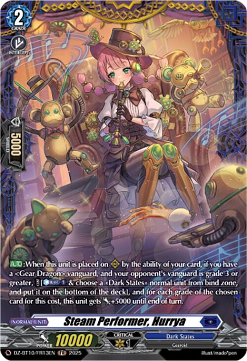 Image of Steam Performer, Hurrya (FR) (DZ-BT10/FR13EN) [Dragonsoul Resonance]