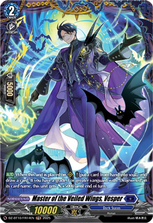 Image of Master of the Veiled Wings, Vesper (FR) (DZ-BT10/FR14EN) [Dragonsoul Resonance]