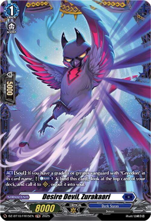 Image of Desire Devil, Zurakaari (FR) (DZ-BT10/FR15EN) [Dragonsoul Resonance]