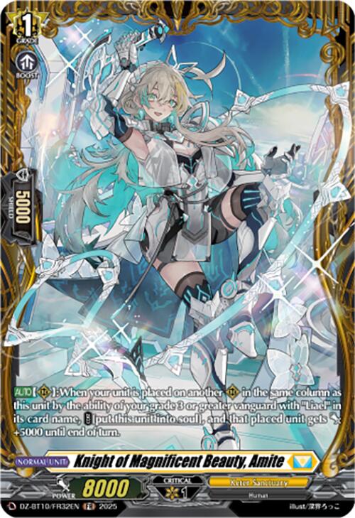 Image of Knight of Magnificent Beauty, Amite (FR) (DZ-BT10/FR32EN) [Dragonsoul Resonance]