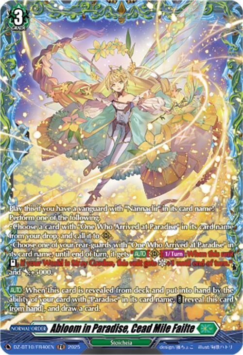 Image of Abloom in Paradise, Cead Mile Failte (FR) (DZ-BT10/FR40EN) [Dragonsoul Resonance]