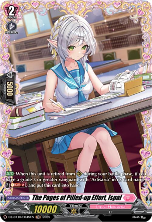Image of The Pages of Pilled-up Effort, Ispal (FR) (DZ-BT10/FR45EN) [Dragonsoul Resonance]