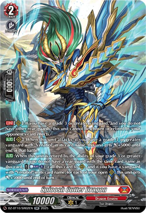Image of Sploosh Cutter Dragon (SR) (DZ-BT10/SR02EN) [Dragonsoul Resonance]