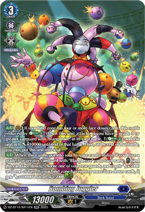 Image of Bombing Juggler (SR) (DZ-BT10/SR11EN) [Dragonsoul Resonance]