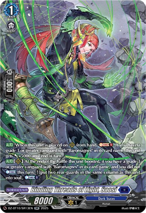 Image of Binding Threads of Light, Saosi (SR) (DZ-BT10/SR13EN) [Dragonsoul Resonance]