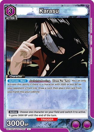 Image of Karasu (007) (UE13BT/YYH-1-007) - UE13BT Yu Yu Hakusho Ghost Files