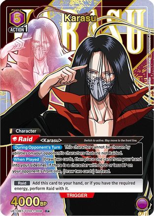 Image of Karasu (008) (R*) (UE13BT/YYH-1-008) - UE13BT Yu Yu Hakusho Ghost Files Foil