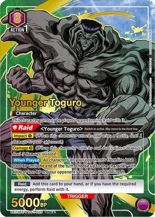 Image of Younger Toguro (025) (SR**) (UE13BT/YYH-1-025) - UE13BT Yu Yu Hakusho Ghost Files Foil