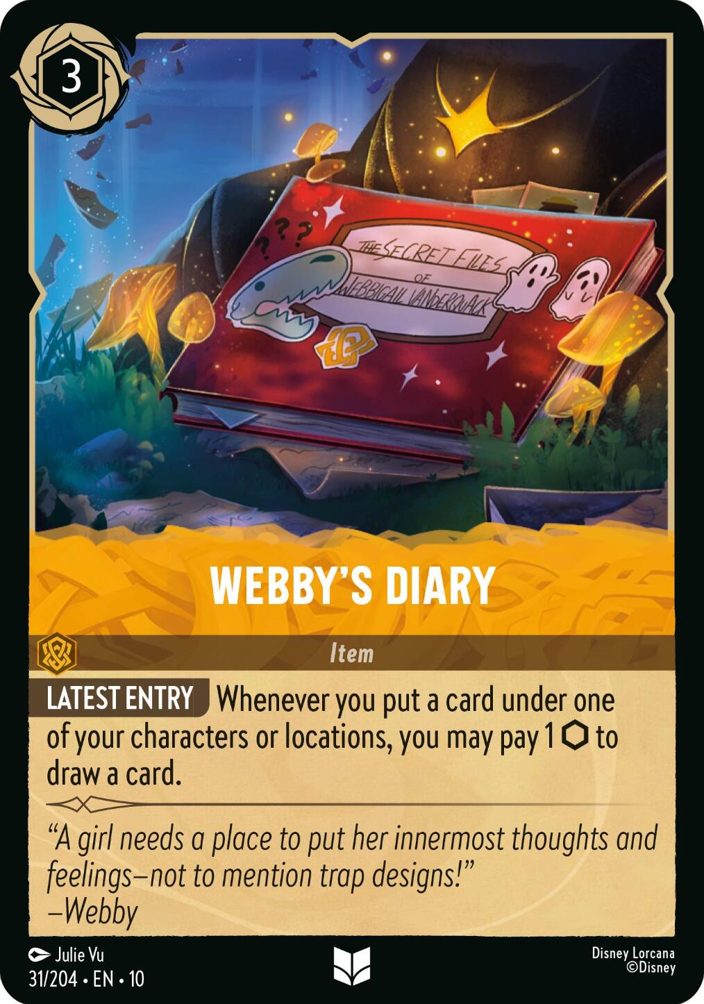 Image of Webby's Diary (31/204) [Whispers in the Well]