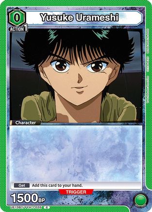 Image of Yusuke Urameshi (035) (UE13BT/YYH-1-035) - UE13BT Yu Yu Hakusho Ghost Files