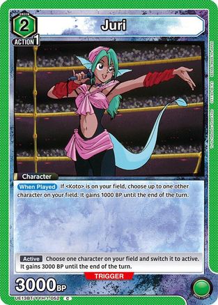 Image of Juri (UE13BT/YYH-1-052) - UE13BT Yu Yu Hakusho Ghost Files