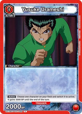 Image of Yusuke Urameshi (068) (UE13BT/YYH-1-068) - UE13BT Yu Yu Hakusho Ghost Files