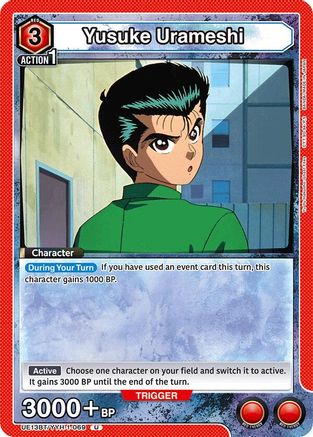 Image of Yusuke Urameshi (069) (UE13BT/YYH-1-069) - UE13BT Yu Yu Hakusho Ghost Files