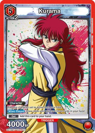 Image of Kurama (073) (UE13BT/YYH-1-073) - UE13BT Yu Yu Hakusho Ghost Files Foil
