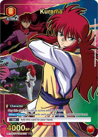 Image of Kurama (073) (SR*) (UE13BT/YYH-1-073) - UE13BT Yu Yu Hakusho Ghost Files Foil