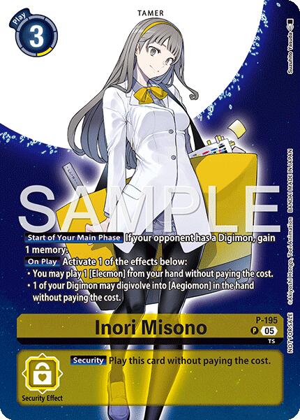 Image of Inori Misono [P-195] (Digimon Story: Time Stranger Promo Pack) [Promotional Cards]