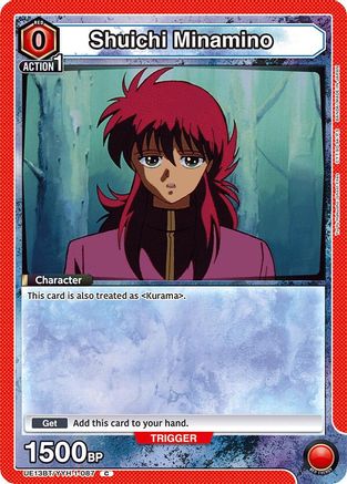 Image of Shuichi Minamino (UE13BT/YYH-1-087) - UE13BT Yu Yu Hakusho Ghost Files