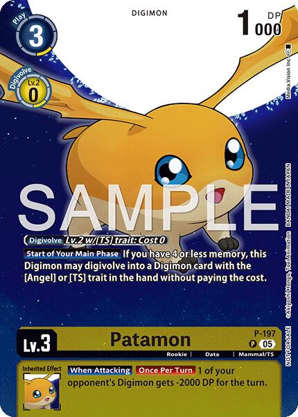Image of Patamon [P] (Digimon Story: Time Stranger Promo Pack) [Promotional Cards]